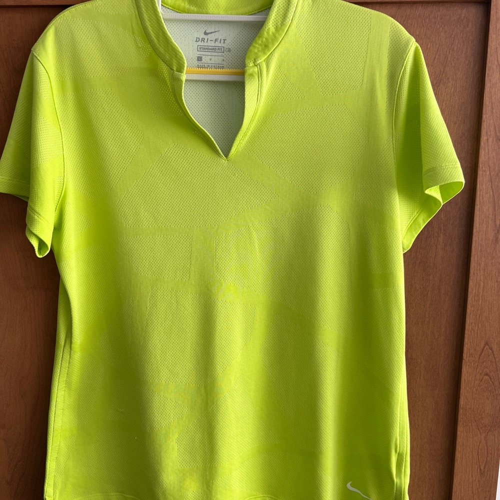 Nike Dri-FIT Lime Green Activewear Top